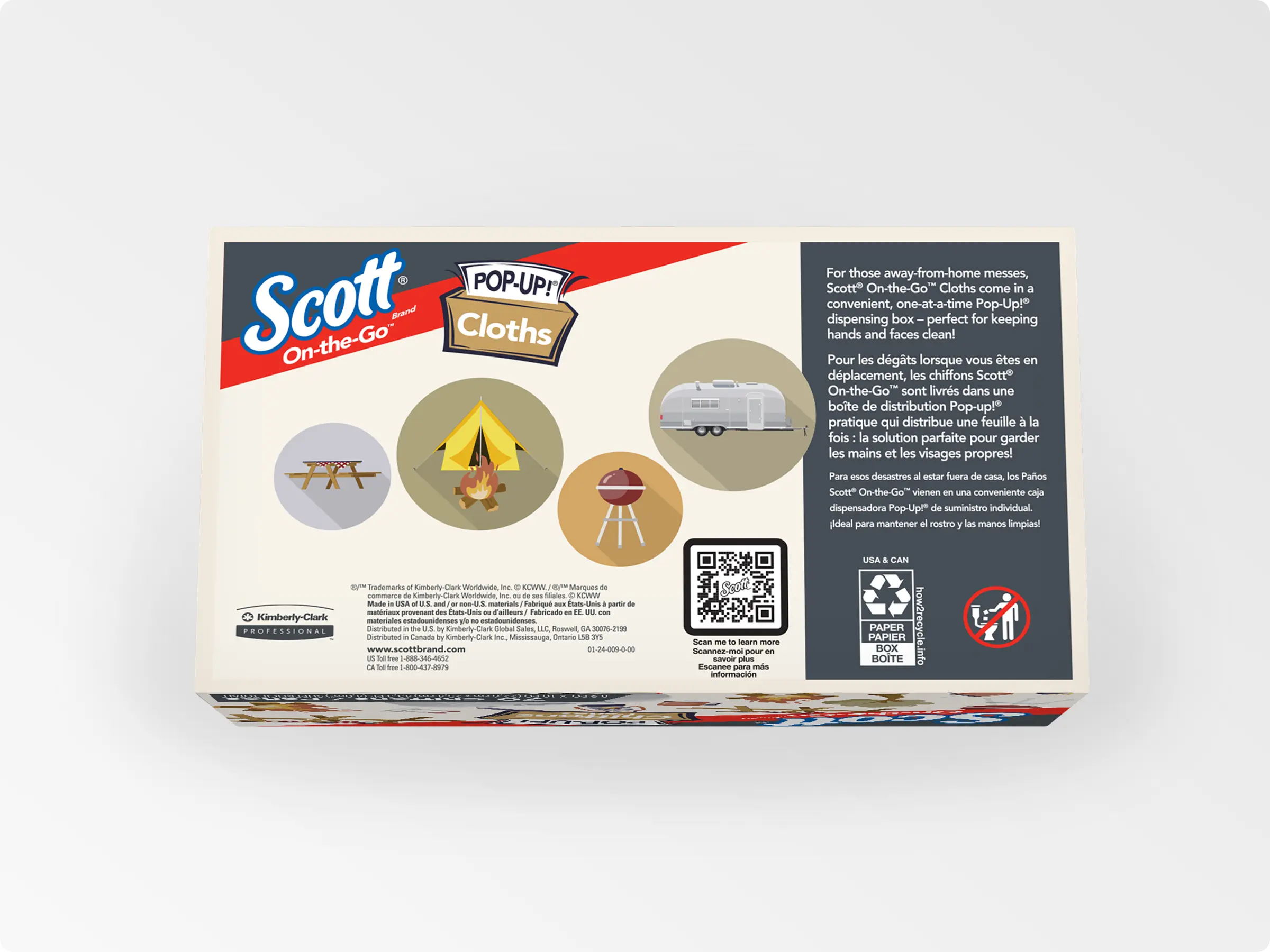 Scott On-The-Go Pop-Up! Cloths box