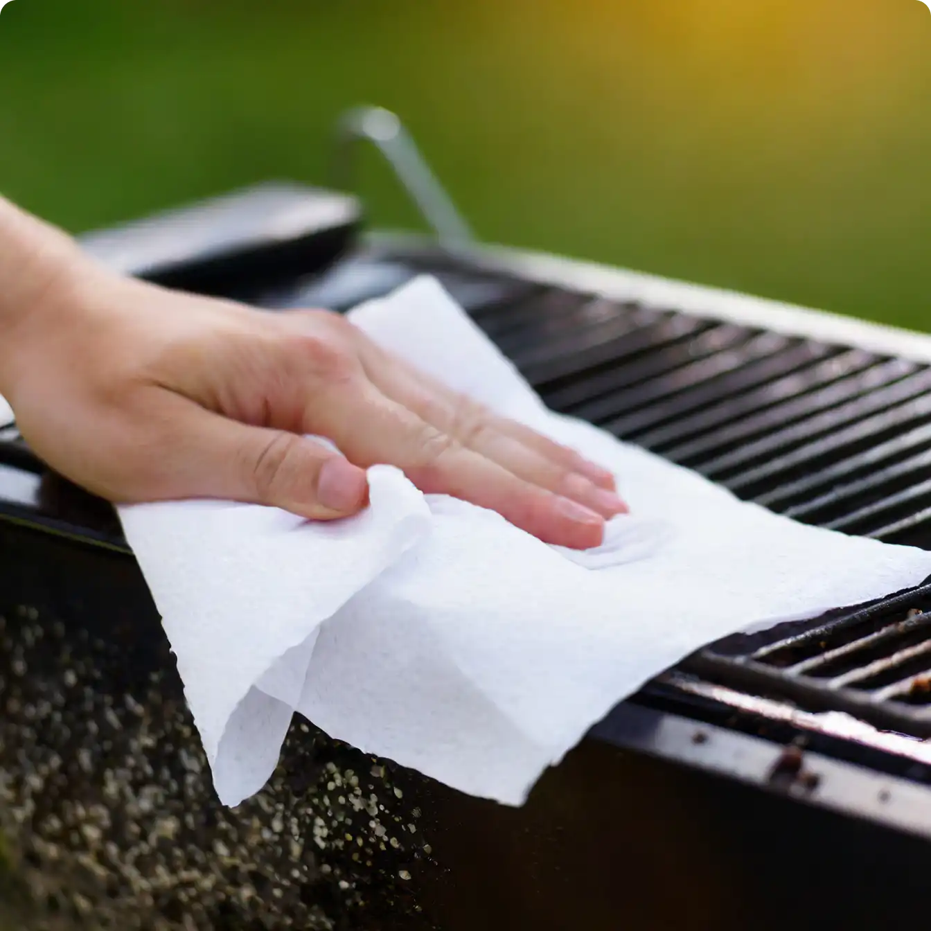 Cleaning grill