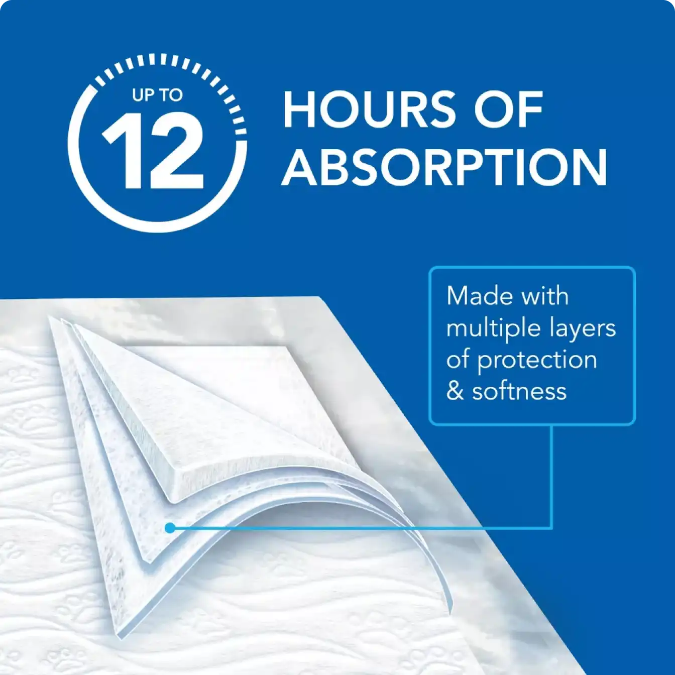 Scott Pet Guard Dog Pads has up to 12 hours of absorption
