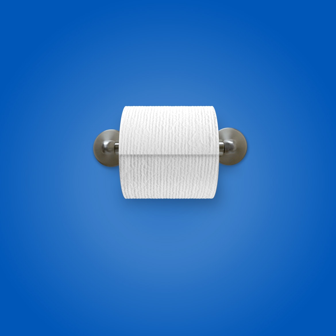 Roll of Scott® toilet paper mounted on holder