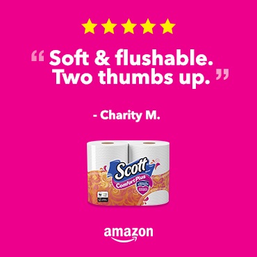 Soft & flushable. Two thumbs up.