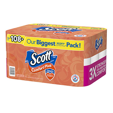 Scott® ComfortPlus™Toilet Paper 36 roll package