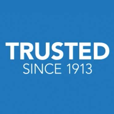 Trusted since 1913 blue banner