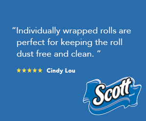 Individually wrapped rolls are perfect for keeping the roll dust free and clean.