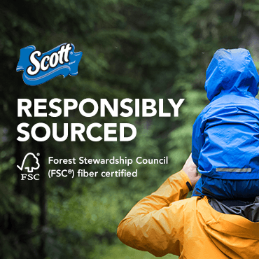 Responsible Sourced. Forest Stewardship Council (FSC) fiber certified.