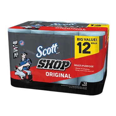 3X Stronger when Wet … 60 Sheets Scott Professional Heavy Duty Shop Towels 