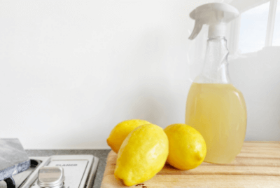 spring cleaning before lean on lemons